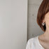 tweed pierce/earring
